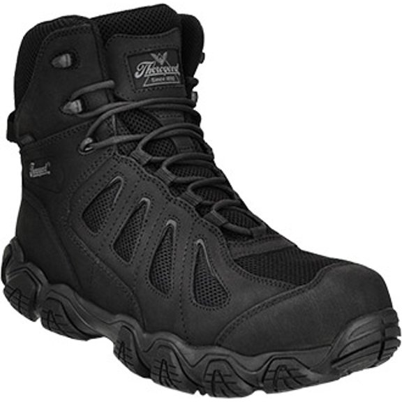 Thorogood Men's Crosstrex Pathogen Work Boot Composite Toe Black 9.5 D(M) US