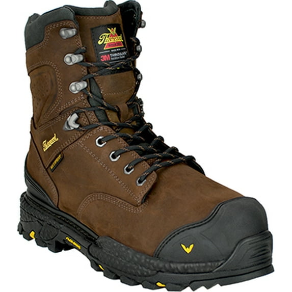 Men's Thorogood 8" Composite Toe WP/Insulated Work Boots 804-4304, Brown