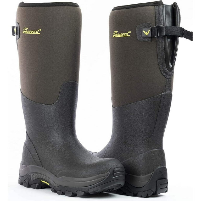 Thorogood Men s Infinity Fd Neoprene Pull On Rubber Work Boot Soft Toe Brown 11 D M US Walmart