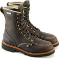 thumbnail image 1 of Men's Thorogood 8" Flyway Waterproof Moc Toe Work Boot (U.S.A.) 814-4141, Dark Brown,Brown,Briar, 1 of 5