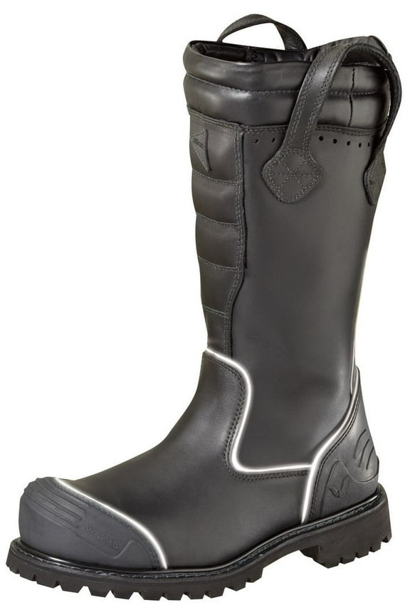 Work Boots Mens Fire Power HV Bunker CT Black 804-6369