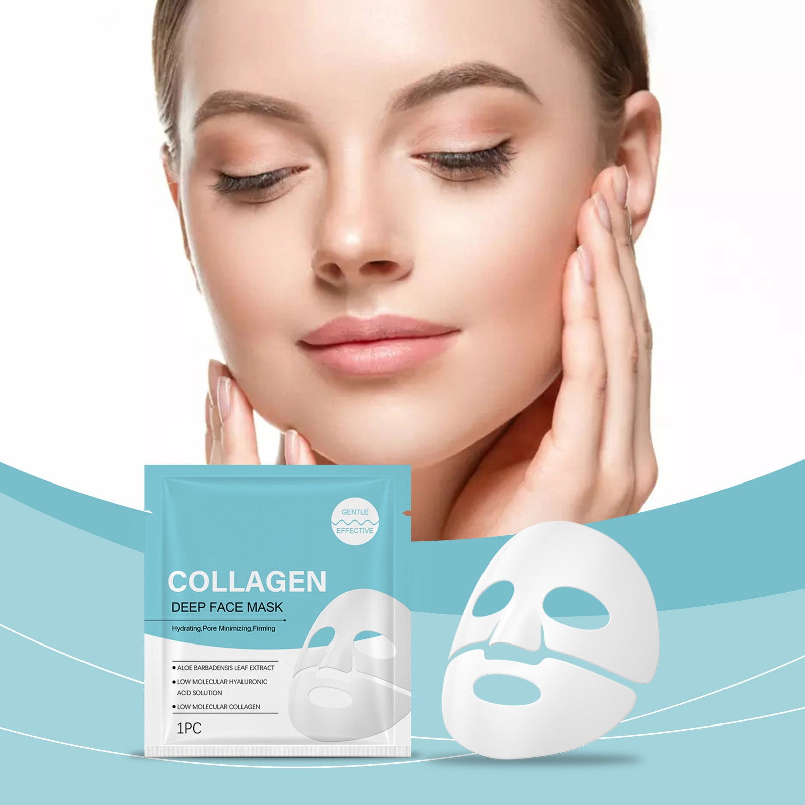 Herbzj gold peel off mask anti aging face peeling masks with 24k gold