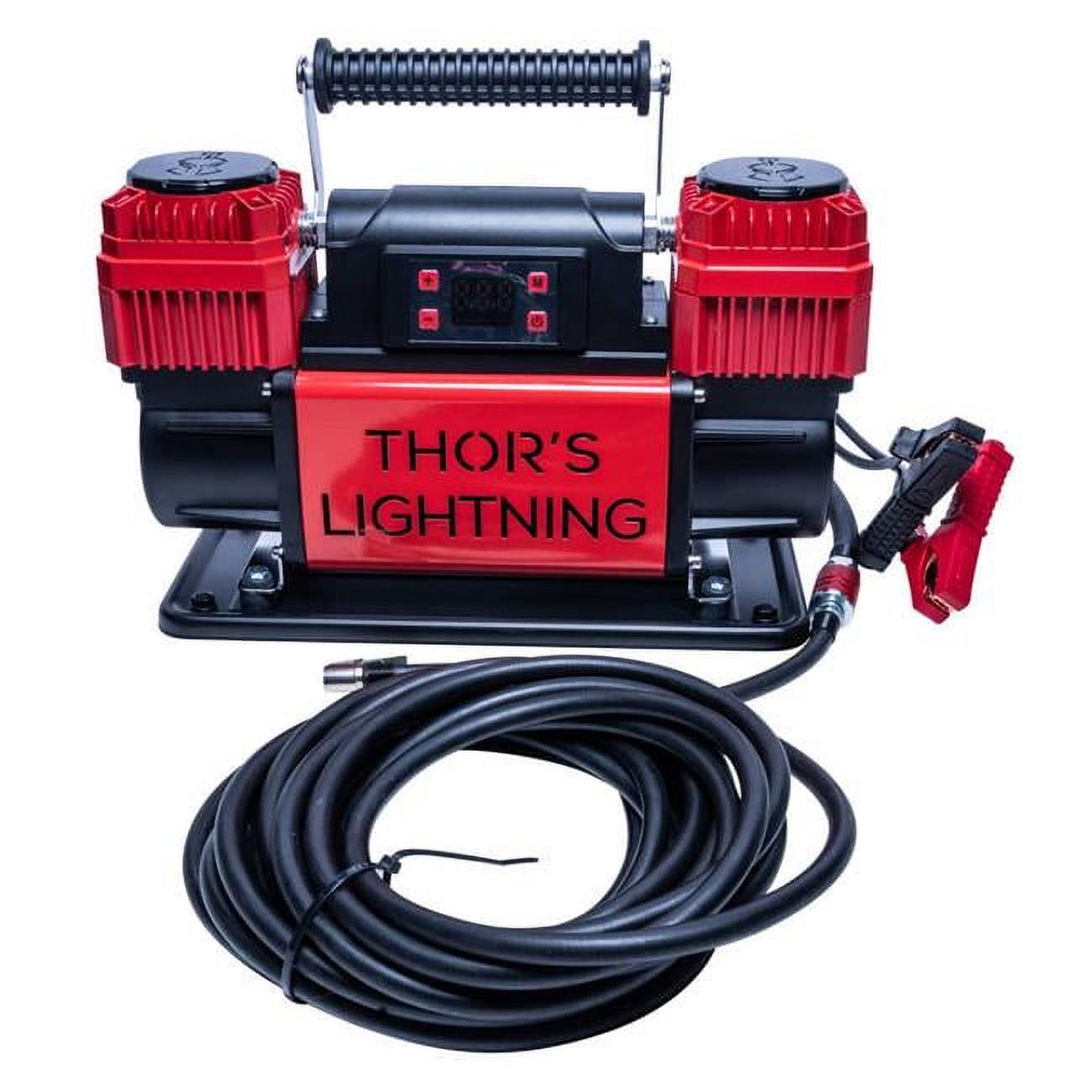 Light Plug Compressor Thors Lighting BOLT002 12V Lightning Bolt True Dual Air Compressor ...