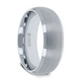 thumbnail image 1 of Thorsten POLARIS | Tungsten Rings for Men | Tungsten | Comfort Fit | Lifetime Guarantee | Domed Brushed Finish Tungsten Wedding Ring Band with Polished Bevels, 1 of 7