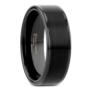 Thorsten Vulcan Tungsten Carbide Ring for Men - Comfort - Ring Size 10.5, Band Width 7mm