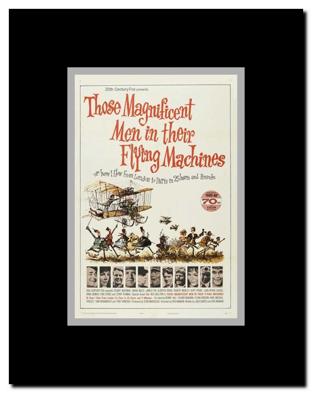 Those Magnificent Men in Their Flying Machines Framed Movie Poster