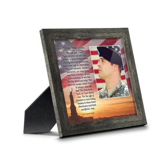 Those Who Serve, Military Picture Frame, Gifts for Soldier, 6349BW