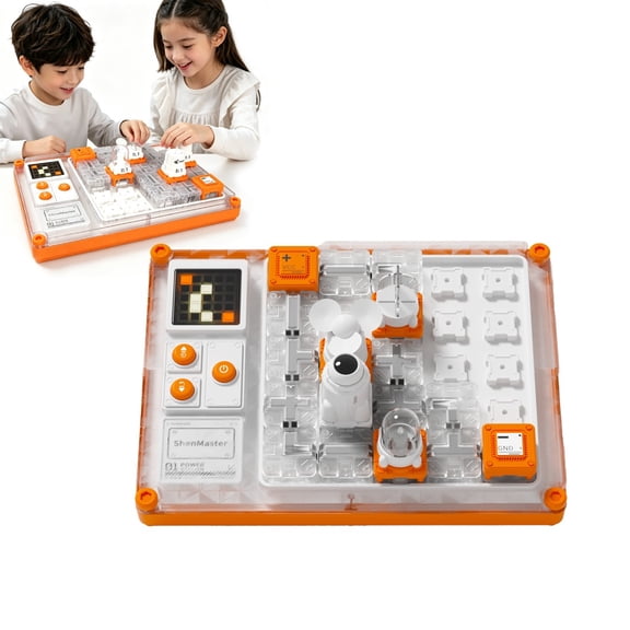 ThosonSpark logic maze, 500+ Puzzle Combinations ,LED Projection Effects, Multiple Route Planning Options. Fosters STEM Thinking and Enhances Hands-on Skills,Perfect for Play at Home