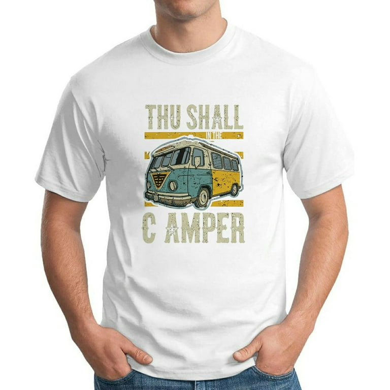 Vintage Thou Shall Not Poop In The Camper Camping Tshirt Vintage Thou Shall Not Poop In The Camper Camping Tshirt