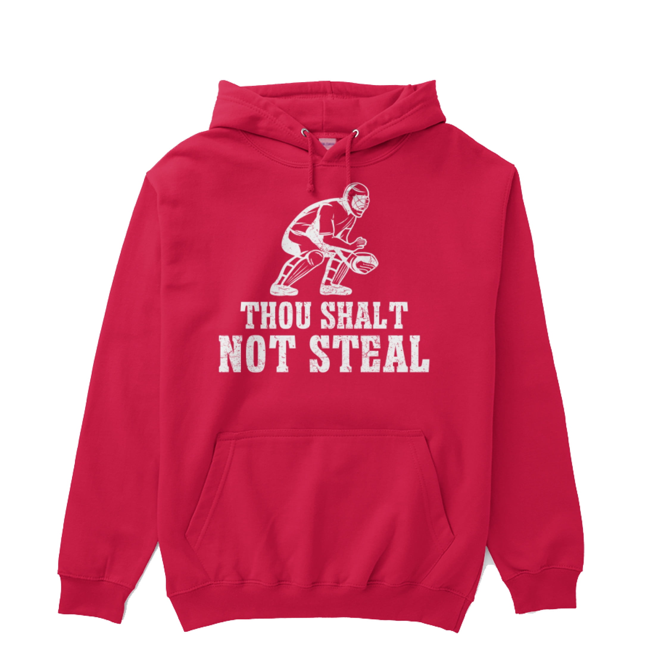 Thou Shalt Not Steal Funny Religious Baseball Catcher Sports Lover Hoodie Walmart