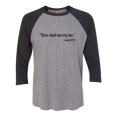 thumbnail image 1 of Thou Shalt Not Try Me-Mood 24:7 Unisex 3/4 Sleeve Baseball Raglan Tee, 1 of 2