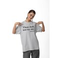 thumbnail image 1 of Thou shall not try me - Unisex T-Shirt, 1 of 11