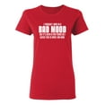 thumbnail image 1 of Thought I Was In A Bad Mood Sarcastic Novelty Gift Idea Adult Humor Funny Women's Casual Tees, 1 of 3