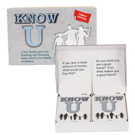 Fun Game to Really Get to Know Your Family; 140 Thought-Provoking Questions & Prompts; Great for Family Game Night or Road Trip; Deep Conversation Cards; Ages 8+