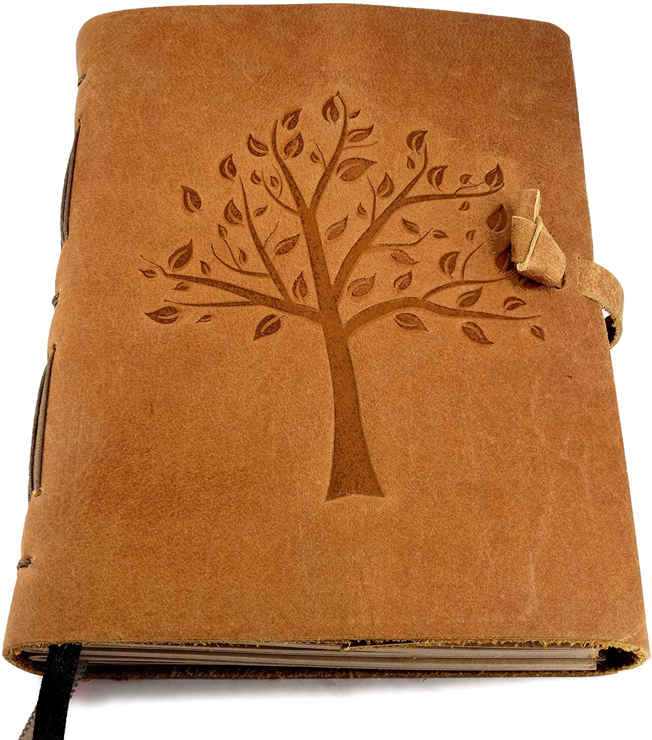 ThoughtSpace Journals: Embrace Your Creativity with the Mandala Diary - Handcrafted Leather Journal for Men & Women - image 1 of 8