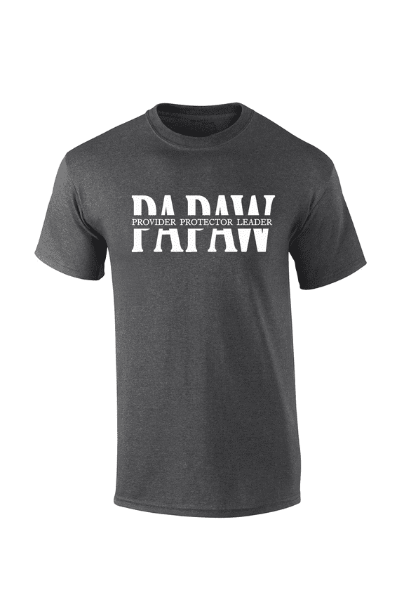Heather Grey - Provider Protector Leader Father's Day Tee - Small