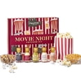 thumbnail image 1 of Thoughtfully Gourmet Movie Night Popcorn Kit, Yellow & Mixed Kernels, 10 Paper Bags, 5 Seasonings & Toppings for Easter Gifts, 1 of 6