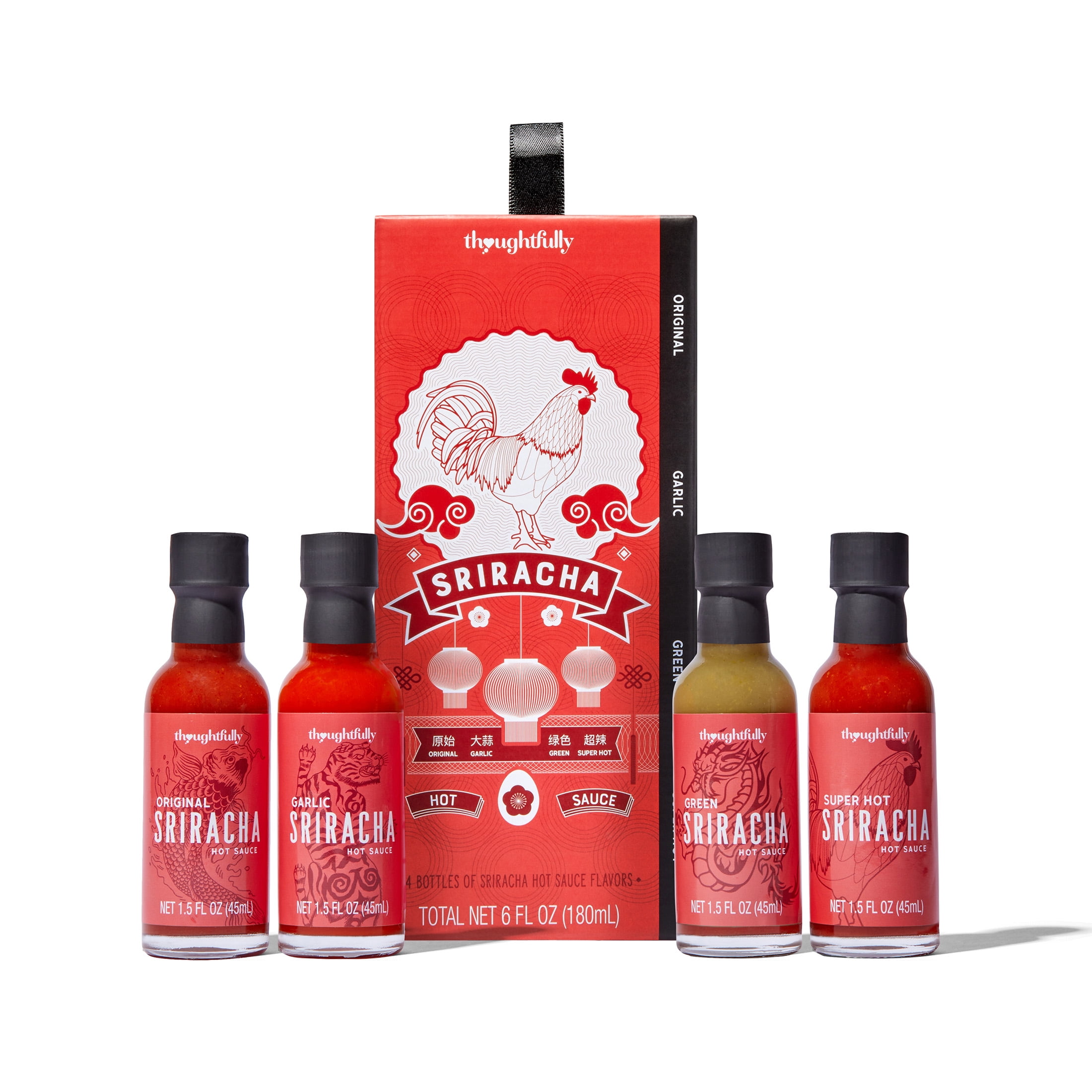 Bushwick Kitchen Spicy Sampler Gift Box, Set Includes our Gochujang  Sriracha, Spicy Maple Syrup, and Spicy Honey Hot Sauces, 5 Recipes, Chile  Pepper