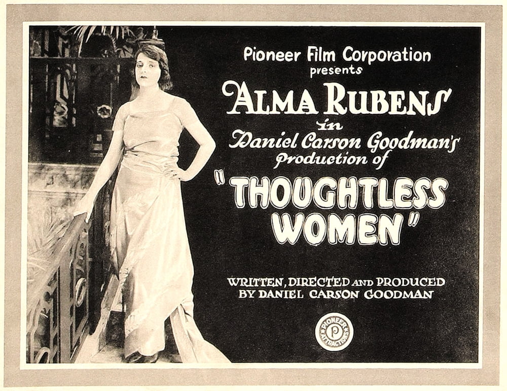 Thoughtless Women Canvas Art - (28 x 22)