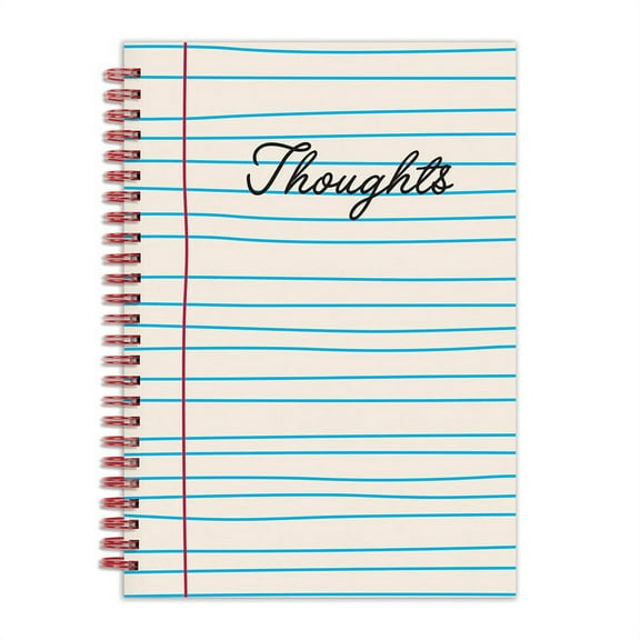 Thoughts 6 x 8 Wire-O Journal (Diary)