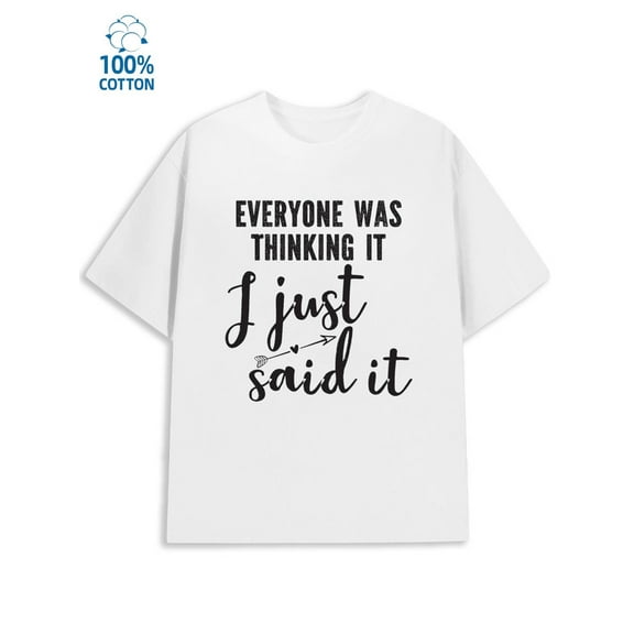 Thoughts Out Loud for men funny humor 180G 100% Cotton white husband work Retro Unisex Shirt Graphic Tee tshirts Fashion Unisex Shirt Printed tshirts Vintage Unisex Shirt Printed tshirts