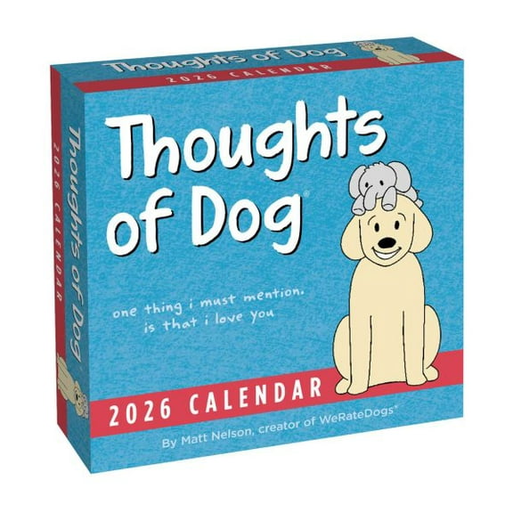 Pre-Owned Thoughts of Dog 2026 Day-to-Day Calendar