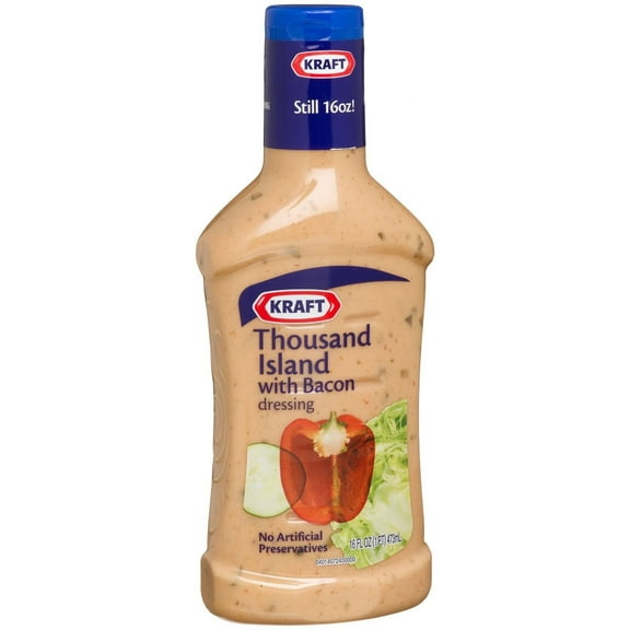 Thousand Island Dressing with Bacon 16 Oz (Pack of 3)_AB