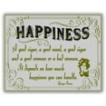 thumbnail image 1 of Thousand Oak Barrel 6507 Happiness Sign, Grey, 1 of 1