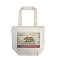 thumbnail image 1 of Thousand Oaks, California, Rustic California State Flag (100% Cotton Canvas Reusable Tote Bag), 1 of 3