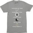 thumbnail image 1 of Thousand Of This Totally Worth It Engagement Ring Marriage Faithful Men Tee Shirt, 1 of 4