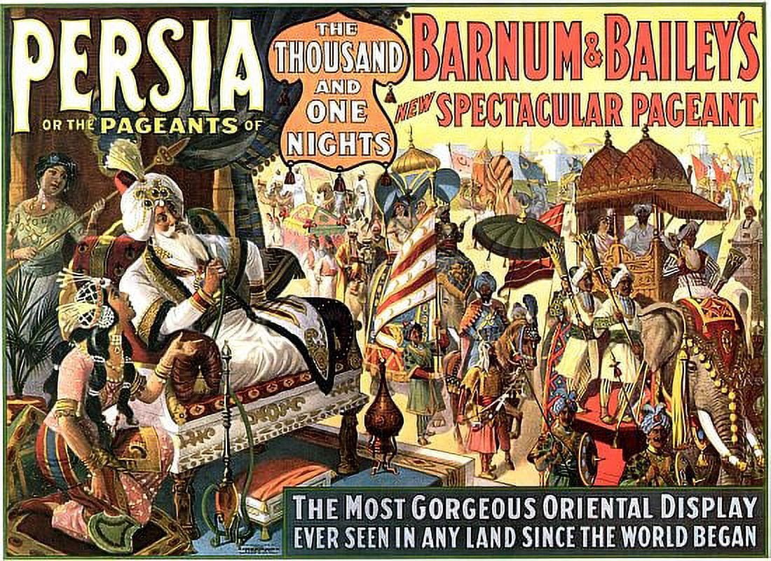 Thousand and One Nights Circus Canvas Art - (24 x 36)
