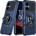 thumbnail image 1 of Thousandgear for Boost Mobile Celero 5G + Plus 2024 (3rd Version), with Screen Protector, Ring Kickstand for Magnetic Car Mount, Heavy Duty Shockproof Protective Phone Cover (Blue), 1 of 5