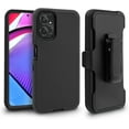 thumbnail image 1 of Thousandgear Shockproof Holster Cell Phone Case for Motorola Moto G Power 5G (2024), Black, 1 of 5