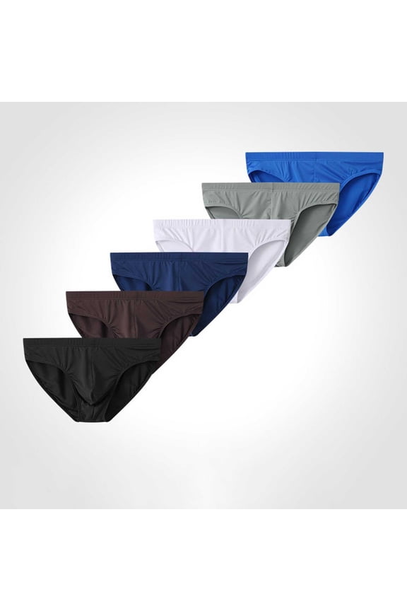 Men's Mid Rise Bikini Briefs Quick Dry Stretchy Swim Trunks Breathable Lightweight Underwear Soft Daily Wear Gifts for Boyfriend