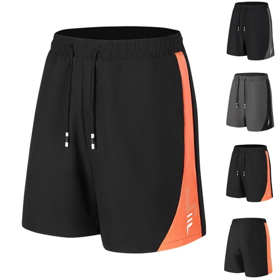 Thousandth Men's Summer Casual Comfortable Drawstring Loose Elastic Waist Pocket Breathable Athletic Shorts Gym Shorts