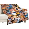 thumbnail image 1 of Thow Blanket Bed Art HD Lando Art Norris Printing Super Soft Micro Wool Blanket Sofa Comfortable Warm Flannel Blanket Bed Living Room Merch Gift Party Decor 60x80, 1 of 6