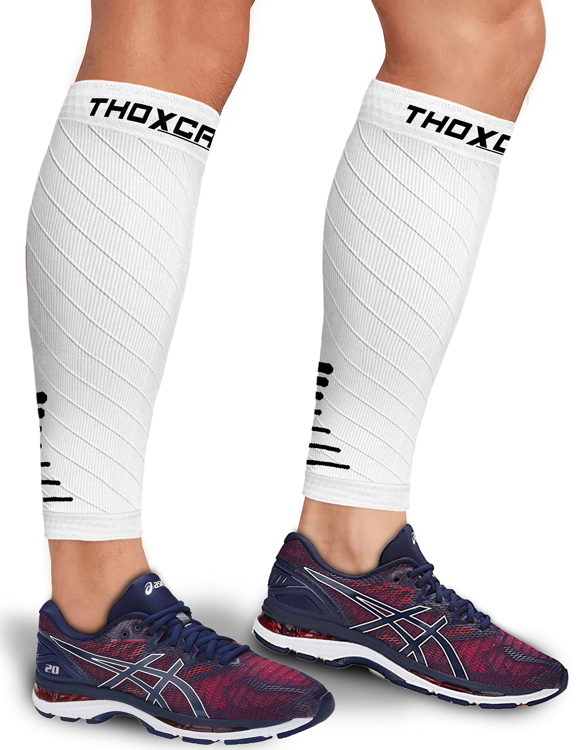 Thoxcare Calf Compression Sleeve for Men Women (1 Pair), Leg Support ...