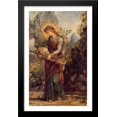thumbnail image 1 of Thracian Girl Carrying the Head of Orpheus 26x40 Large Black Wood Framed Print Art by Gustave Moreau, 1 of 2