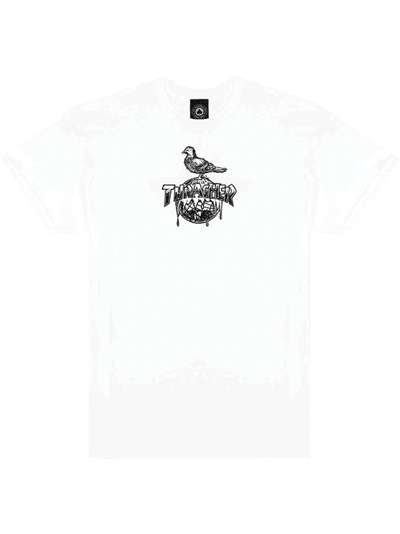 Anti Hero Cover The Earth Ss M-White