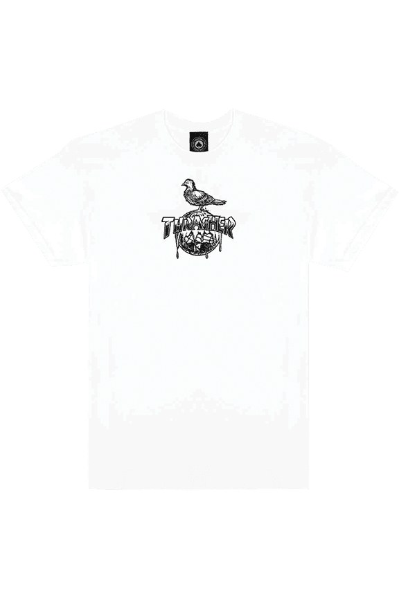 Anti Hero Cover The Earth Ss M-White