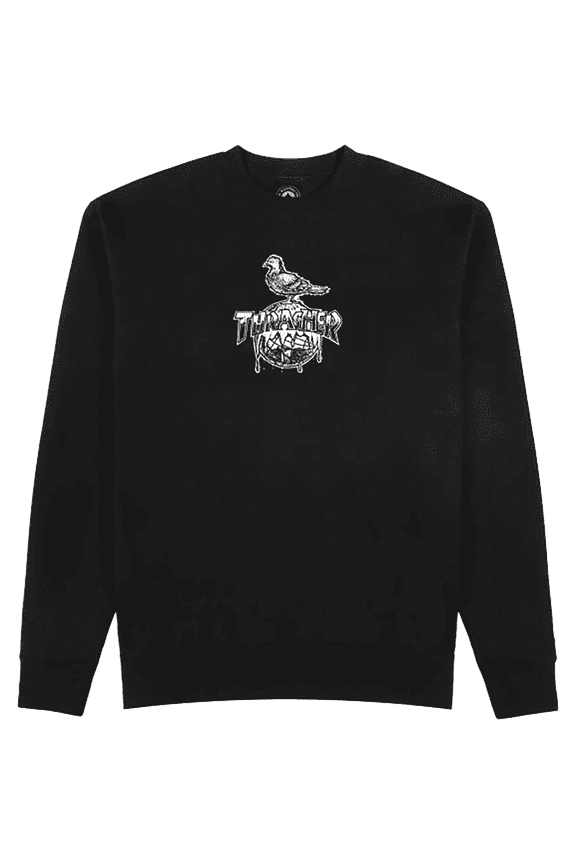 Anti-Hero Cover the Earth Crew Sweatshirt Extra Large - Black