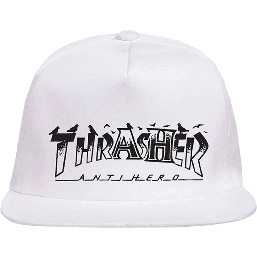 Thrasher Anti-Hero Mag Banner Skate HAT Adjustable Khaki