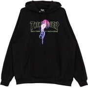 Thrasher Atlantic Drift Hooded Sweatshirt Small Black