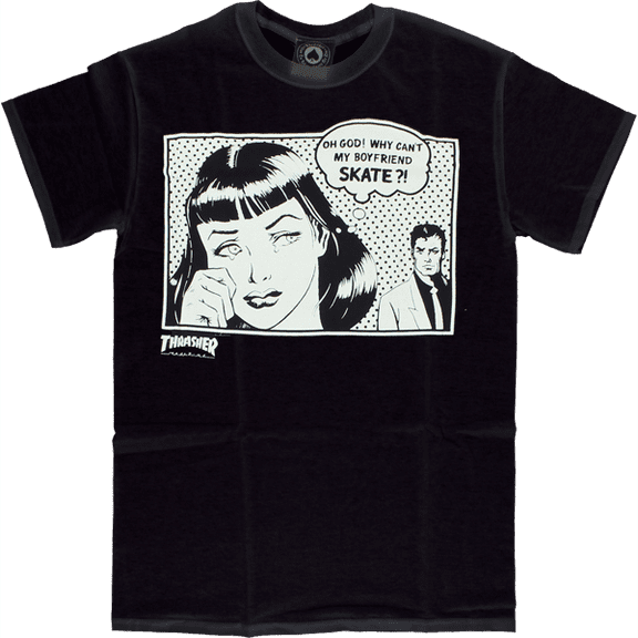 Thrasher Boyfriend Ss L-Black