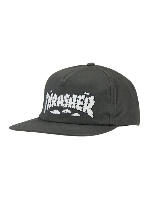 Clouds Spanky Long Snapback Charcoal Adjustable Hat