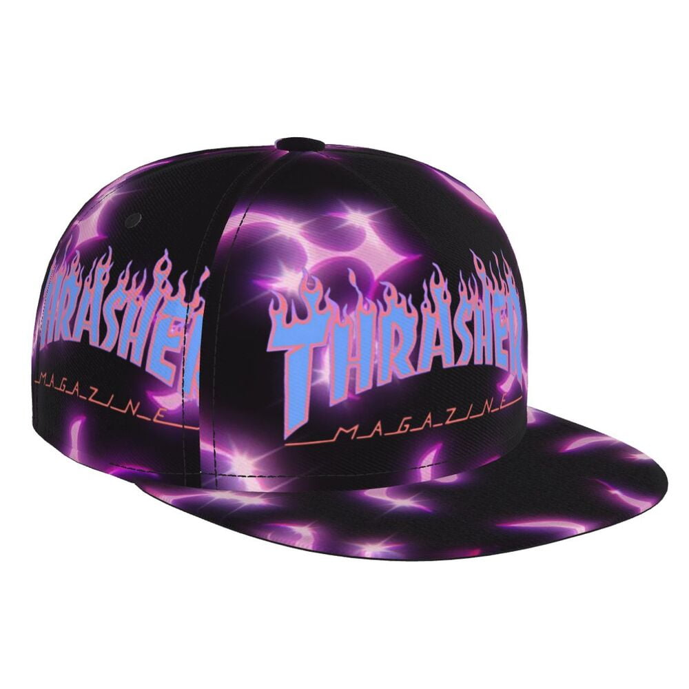 Thrasher Fire Adjustable Brim Bill Baseball Cap Adjustable