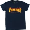 thumbnail image 1 of Thrasher Flame Small - Navy, 1 of 1