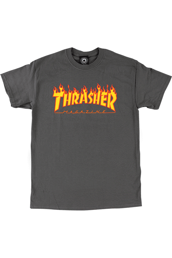 Flame Ss Xl- Charcoal Grey
