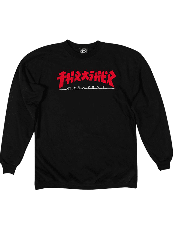 Godzilla Crew/Swt S-Blk/Red