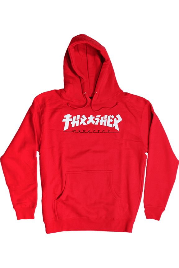 Godzilla Hoodie Sweatshirt Small Red